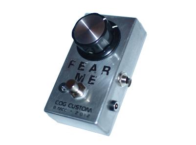 Cog Custom - Custom Effects Pedal - Fear Me MOSFET Boost - Etched Enclosure
