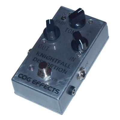 Cog Effects - Stock Effects Pedal - Knightfall Distortion - Engraved Enclosure