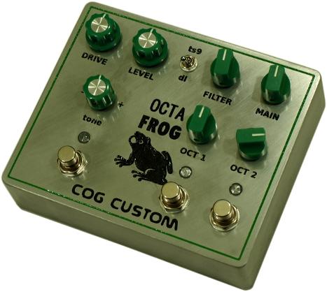 Cog Effects Custom Octa Frog Octave Overdrive Guitar Effects Pedal
