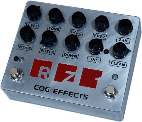 Cog Effects Custom RZ-1 Octave Fuzz T-65 Bass Guitar Effects Pedal