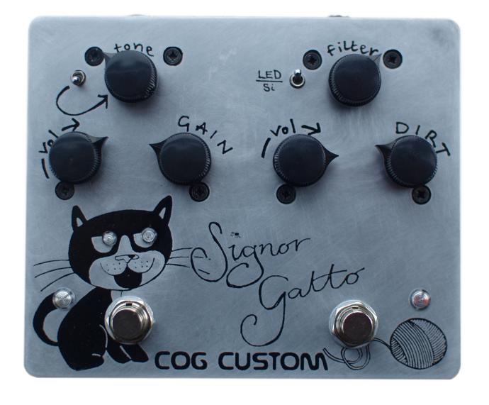 Custom Cog Effects Bass Overdrive and Distortion