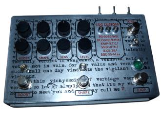 Cog Custom - Custom Effects Pedal - Vendetta Master Control Box - Etched Enclosure