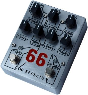 Cog Effects - Knightfall 66 Bass Overdrive - standard engraved enclosure