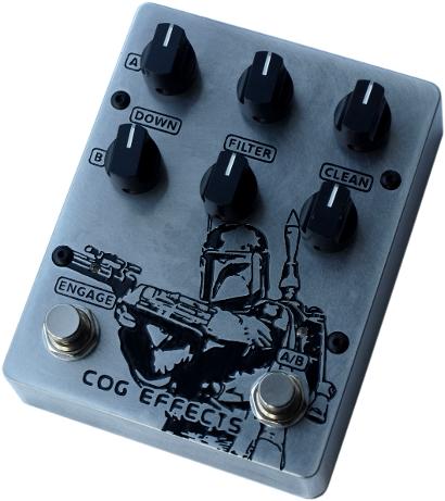 Cog Effects Custom T-47 Analogue Octave with Star Wars Boba Fett Engraved Artwork