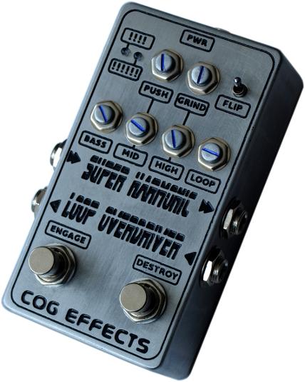 Cog Effects Custom Bass Guitar Super Harmonic Loop Overdriver 