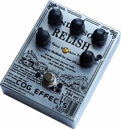 Cog Effects Custom Grand Tarkin Bass Fuzz with custom Engraved Henderson's Relish Artwork because Sheffield is awesome