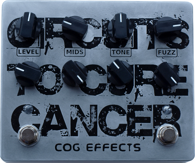 Cog Effects - Custom Dual Tarkin Fuzz Pedal for Circuits to Cure Cancer Charity Auction 2014 with one-off custom etched enclosure
