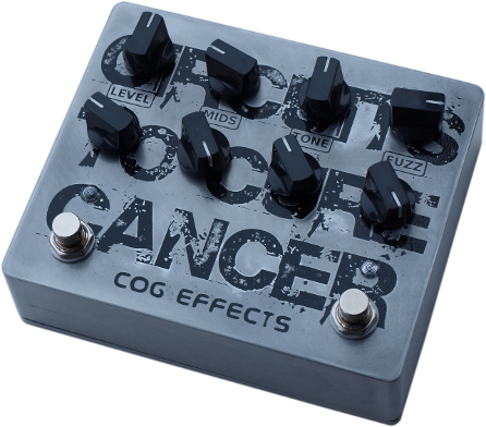 Cog Effects - Custom Dual Tarkin Fuzz Pedal for Circuits to Cure Cancer Charity Auction 2014 with one-off custom etched enclosure