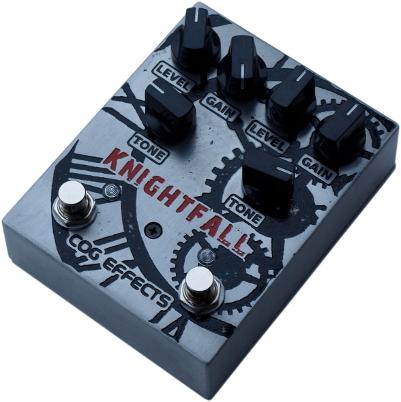 Cog Effects - Stock Effects Pedal - Dual Knightfall Distortion - Standard Etched Enclosure