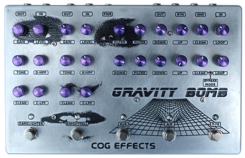 Cog Effects Custom Bass Guitar Multi-Effects Pedal