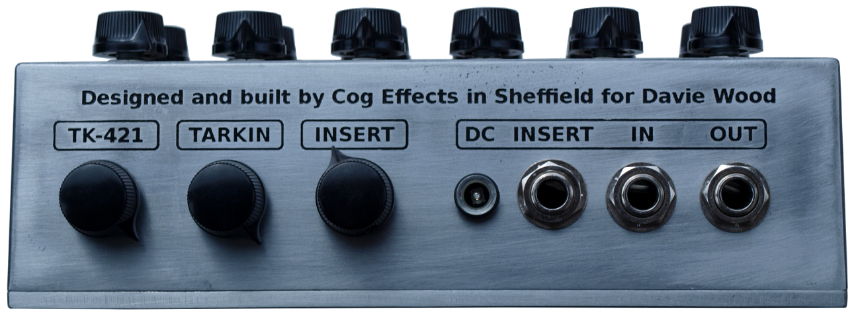 Cog Custom - Custom Effects Pedal with Grand Tarkin Bass Fuzz and TK-421-X Bass Distortion -