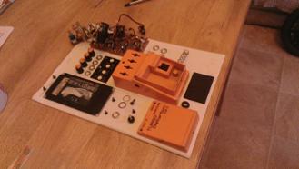 Boss DS-2 Distortion Modified to Become Cog Effects Knightfall Guitar and Bass Pedal
