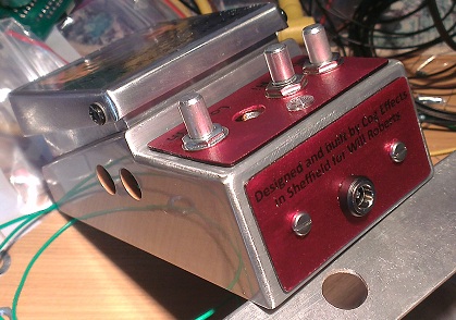 Cog Effects Knightfall Distortion in Modified Boss DS-2 Guitar Effects Pedal Enclosure Including True Bypass