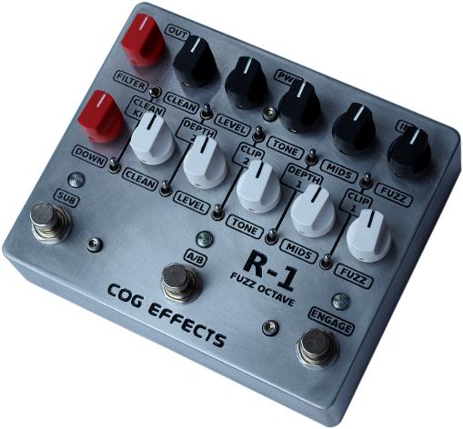 Cog Effects - Stock Effects Pedal - R-1 Fuzz Octave Bass Guitar Effects Pedal Rogue One