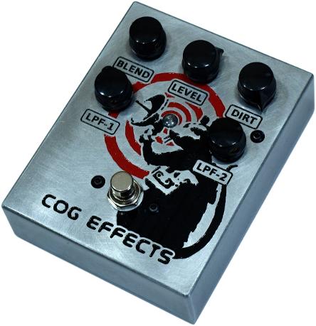 Cog Effects Custom Engraved Banksy Tribute Artwork Radar Rat TK-421-X Bass Distortion