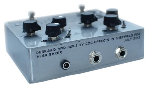 Custom Cog Effects Bass Overdrive and Distortion