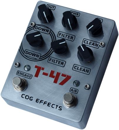 Cog Effects - Stock Effects Pedal - T-47 Octave - Engraved Enclosure