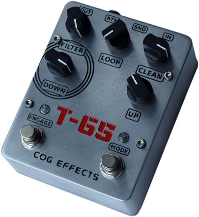 Cog Effects - Stock Effects Pedal - T-65 Octave - Engraved Enclosure
