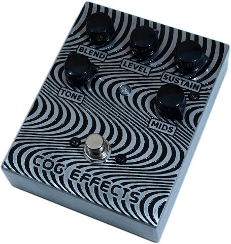 Cog Effects Custom Engraved Grand Tarkin Bass Fuzz with Optical Illusion Artwork