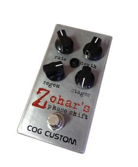 Cog Custom - Custom Effects Pedal - Zohar's Phase Shift 4/6/8-stage Phaser - Etched Enclosure