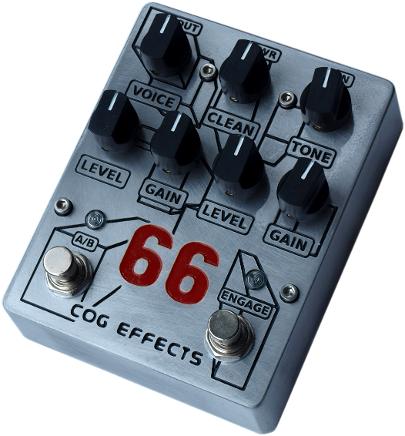 Cog Effects - Stock Effects Pedal - Knightfall 66 - Standard Engraved Finish